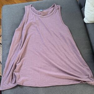Old Navy Mauve Ribbed Tank Top